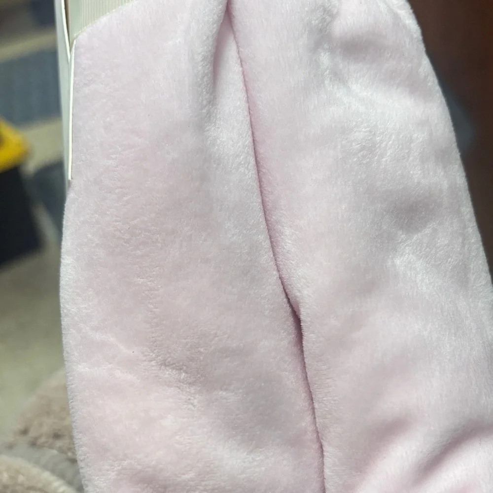 Pottery Barn‎ Baby Luxe Chamois Crib Fitted Sheet in Soft Pink gently used